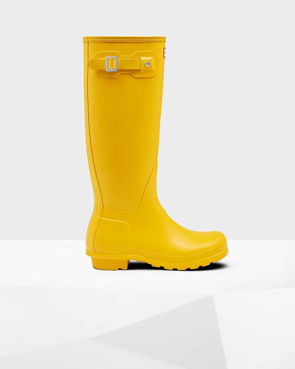 Hunter Original Tall Women's Rain Boots NZ-66277D Yellow